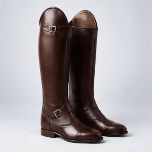 Heritage Brown Leather Equestrian Boots