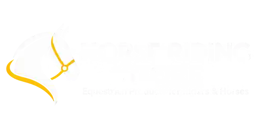 horse riding store logo white